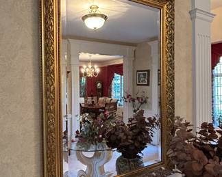 Large Ornate Giltwood Wall Mirror