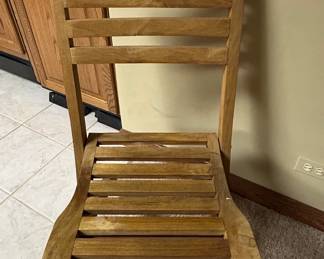 Folding SlatBack Accent Chair with Darts Accessories second image