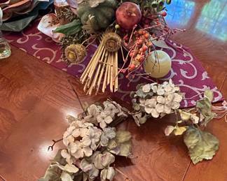 Autumnal Floral Table Centerpiece and Decor Set third image