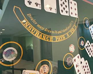 Vintage Las Vegas Casino Blackjack Shadow Box Display third image
