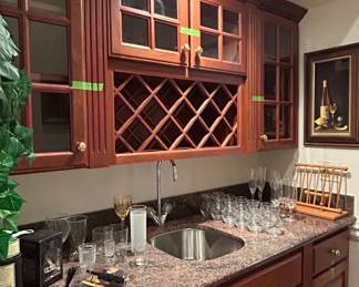Estate Barware and Glassware Collection