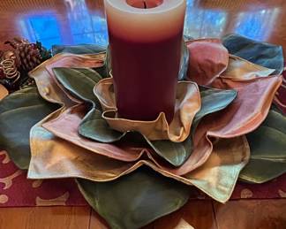 Autumnal Floral Table Centerpiece and Decor Set fourth image