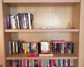Estate Lot Bookshelf and Assorted Collectibles