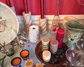 Assorted Decorative Candle and Home Decor Collection
