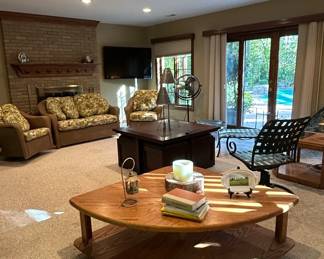 MidCentury Modern Style Triangular Coffee Table