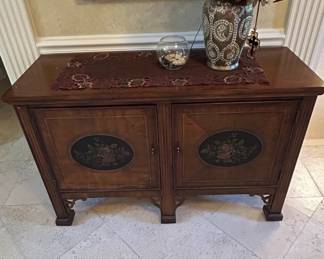 Federal Style Floral Inlay Sideboard