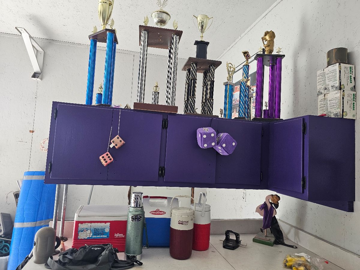 Hot rod trophies and memorabilia 