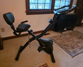 Lanos folding exercise bike