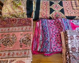 Collection of imported Indian fabrics