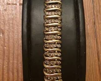 10K gold tennis bracelet