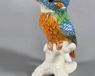 Vintage Goebel porcelain kingfisher figurine