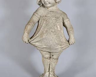 Bashful Betty concrete statue