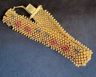 18kt ruby bracelet