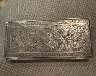 .800 silver ornate box