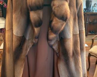 Golden mink jacket