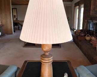 Wooden lamps, set of 2