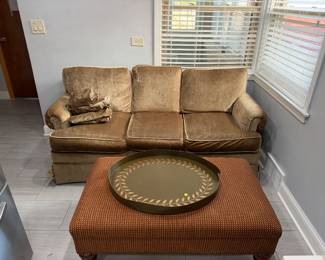 Couch and ottoman