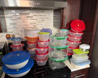 various tupperware