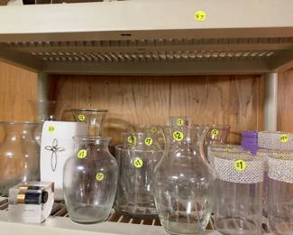 Various vases