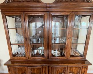 Vintage China Cabinet (buffet and hutch)