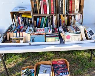 o Huge Assortment of Hardcover and Paperback Books