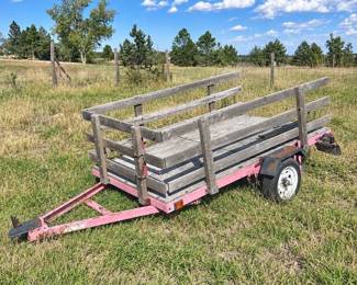 c SingleAxle Utility Trailer
