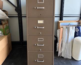 o HON 4Drawer Steel Filing Cabinet