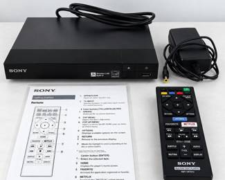 e Sony BDPBX370 BluRay Disc and DVD Player