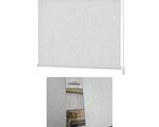 g Coolaroo 72 x 72 White Outdoor Roller Shade