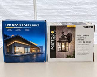 g T261 Neon Rope Light and Patio Light Set