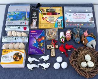 b Assorted Art and Craft Items