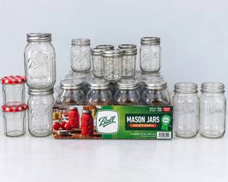 k Assorted Mason Jars