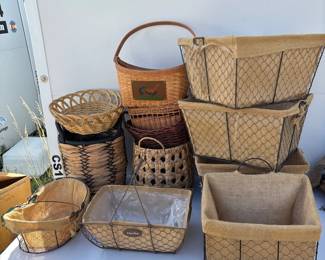 ld 12Piece Basket Assortment Lot