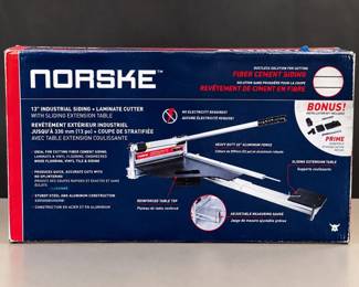 g Used Norske 18inch Industrial Siding and Laminate Cutter
