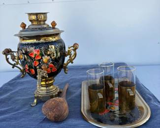 hd Russian Electric Samovar Set