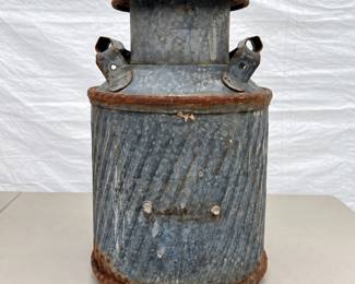 k Vintage Butler MFG Co. Metal Milk Can