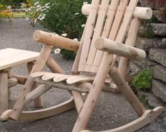 f Pair of New Rocking Chairs