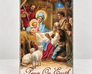 ar Nativity Painting Wall Hanging