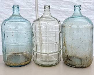 ld Set of 3 5 Gallon Glass Jars