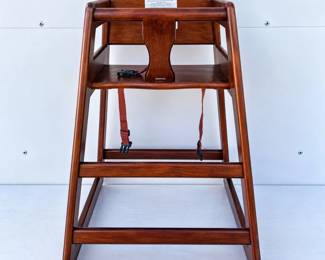 k Wooden High Chair