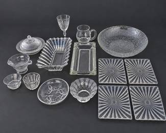 hd 15Piece Assorted Crystal Glassware Set
