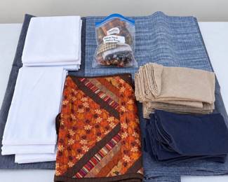 k Assortment of Table Linens