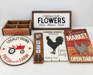ld Farmhouse Decor Signage Set