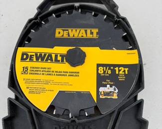 g DeWalt 818 inch 12 Tooth Staggered Dado Set