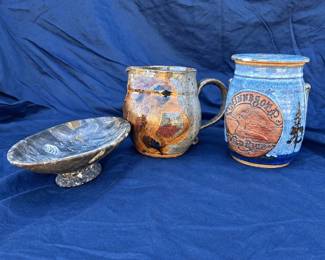 ld Pottery Stone Decor Lot
