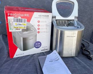 k Frigidaire Stainless Steel Ice Maker