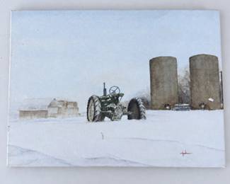 ar Blizzard at Boone Ranch by Richard Hahn