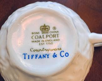 Tiffany & Co Coalport England Bone China Tiffany & Co Coalport England Bone China “Countyware”