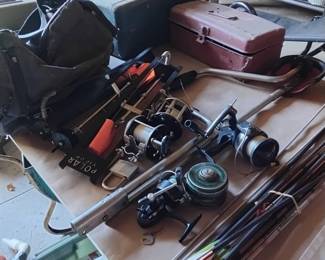 Rods and reels fishing lures