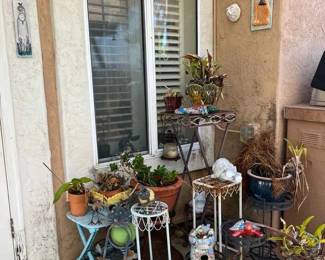 NE117Patio Potted Plants, Stands  Decor